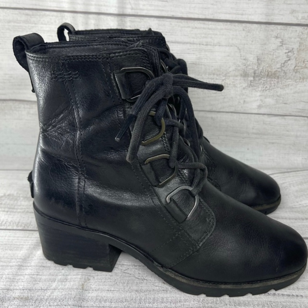 Sorel Black Ankle Boots